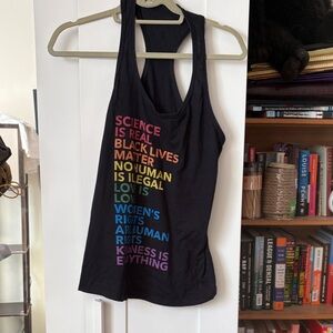 Black Graphic Women's Tank Top